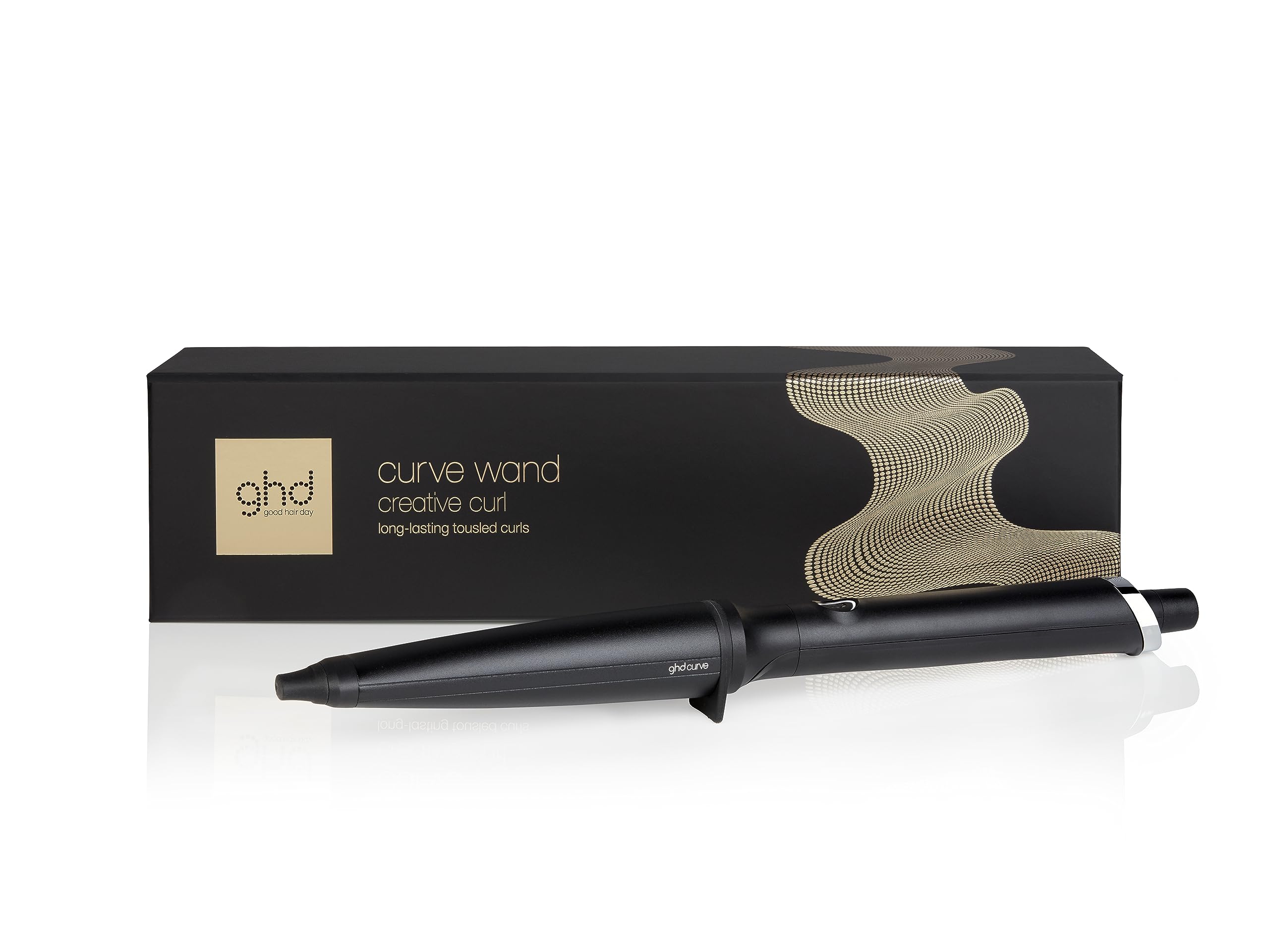 ghd Curve Creative Curl Wand - Unique 28 mm – 23 mm Tapered Barrel, Ultra-Zone Technology