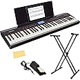 Roland GO-61P 61-Key Digital Piano Bundle with Adjustable Stand, Sustain Pedal, Online Lessons, and Austin Bazaar Polishing Cloth
