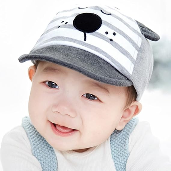 Amazon Co Jp コットン製 帽子 赤ちゃん キャップ ベビー帽子 46 50cm かわいい 耳付き キッズ くま帽子 つば付き 幼児帽子 男の子 女の子 野球帽 春夏秋 子供 ハット 日よけ ぼうし Uvカット 日焼け止め 紫外線対策 通気吸湿 サンバイザー 服 ファッション小物