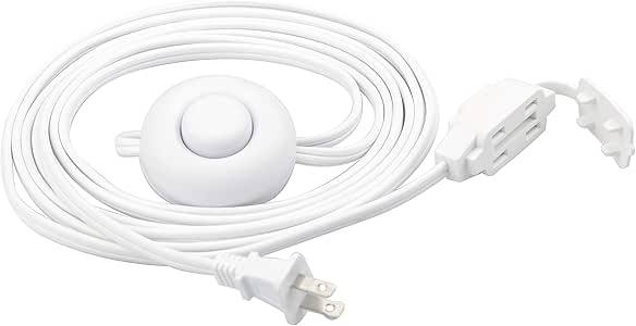 Clear Max Indoor extension cord with foot switch 16AWG SPT