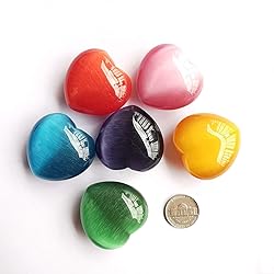 Bacatgem 1 Pcs Green Cat's Eye Stone Palm Worry