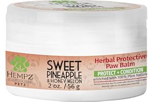 Sweet Pineapple & Honey Melon Herbal Protective Paw Balm 2 oz.