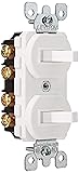 Leviton 5243-W 15 Amp, 120/277 Volt, Duplex Style