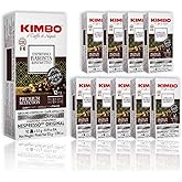 Kimbo 100 Count Espresso Ristretto Capsules in Aluminium - Smooth & Rich Italian Roast for Nespresso