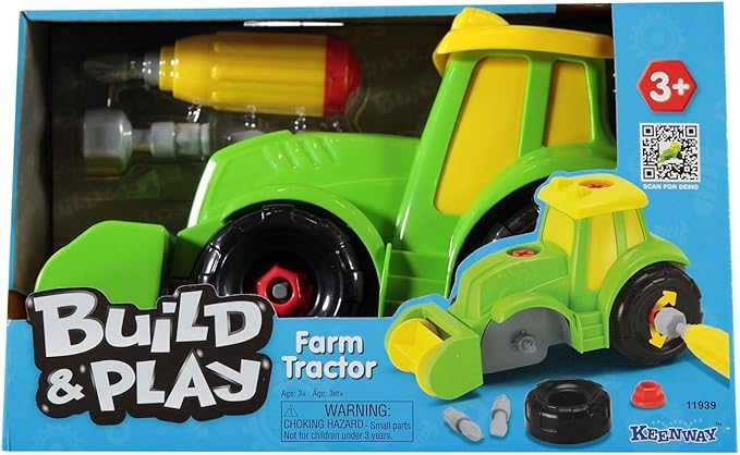 tractor toy with screwdriver