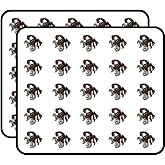 Angry Scorpio Animal Art Decor Sticker for Scrapbooking, Calendars, Arts, Kids DIY Crafts, Album, Bullet Journals 50 Pack