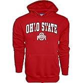Blue 84 Men's Ohio State Buckeyes Hoodie Team Color Arching Over, Ohio State Buckeyes Red, Medium