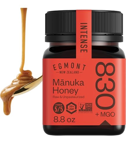 Amazon.com : Egmont Honey Manuka Honey MGO 515+ UMF 15+ 250g | NON