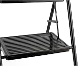 Kleeneze 3 Step Ladder Easy Reach 105cm Lightweight Folding Steel Black view 8