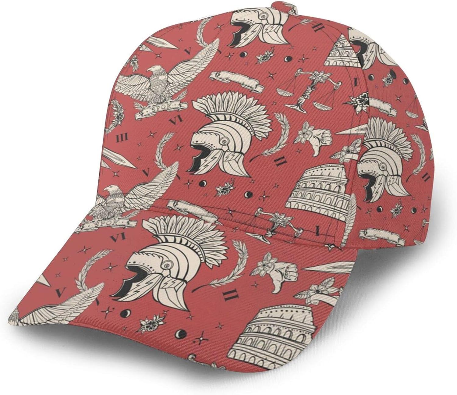 MayBlosom Unisex Baseball Cap Ancient Rome 3D Print Classic Fashion