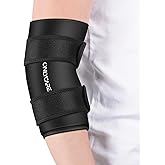Elbow Ice Pack, ONLYCARE Soothing Compression Sleeve for Injuries, Upgraded Adjustable Gel Ice Pack, Hot & Cold Therapy, Reusable for Tennis Elbow, Arthritis, Tendonitis Pain Relief