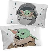 Jay Franco Star Wars The Mandalorian Curious Child Bedding Set 3pc Single view 4