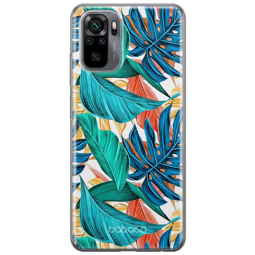 Babaco ERT GROUP mobile phone case for Xiaomi REDMI NOTE 10/ 10S original and officially Licensed pattern Plants 005 optimally adapted to the shape of the mobile phone, case made of TPU