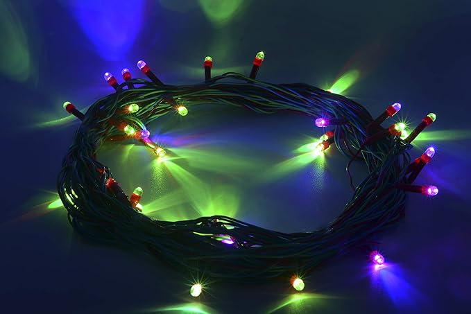 Lexton RGB LED String Light Changing Pattern 8 Meter (Multicolour)