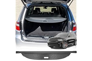 Housse de coffre rétractable pour Dodge Durango 2011-2025 (rainures à 2 rangées), protection contre les regards indiscrets, a