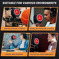 Pop Filter for Microphone, Portable Vocal