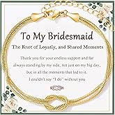 Tarsus Bridesmaid Gifts Knot Bracelet for Women Maid of Honor Bridesmaid Proposal Gifts for Bridesmaids Wedding Day