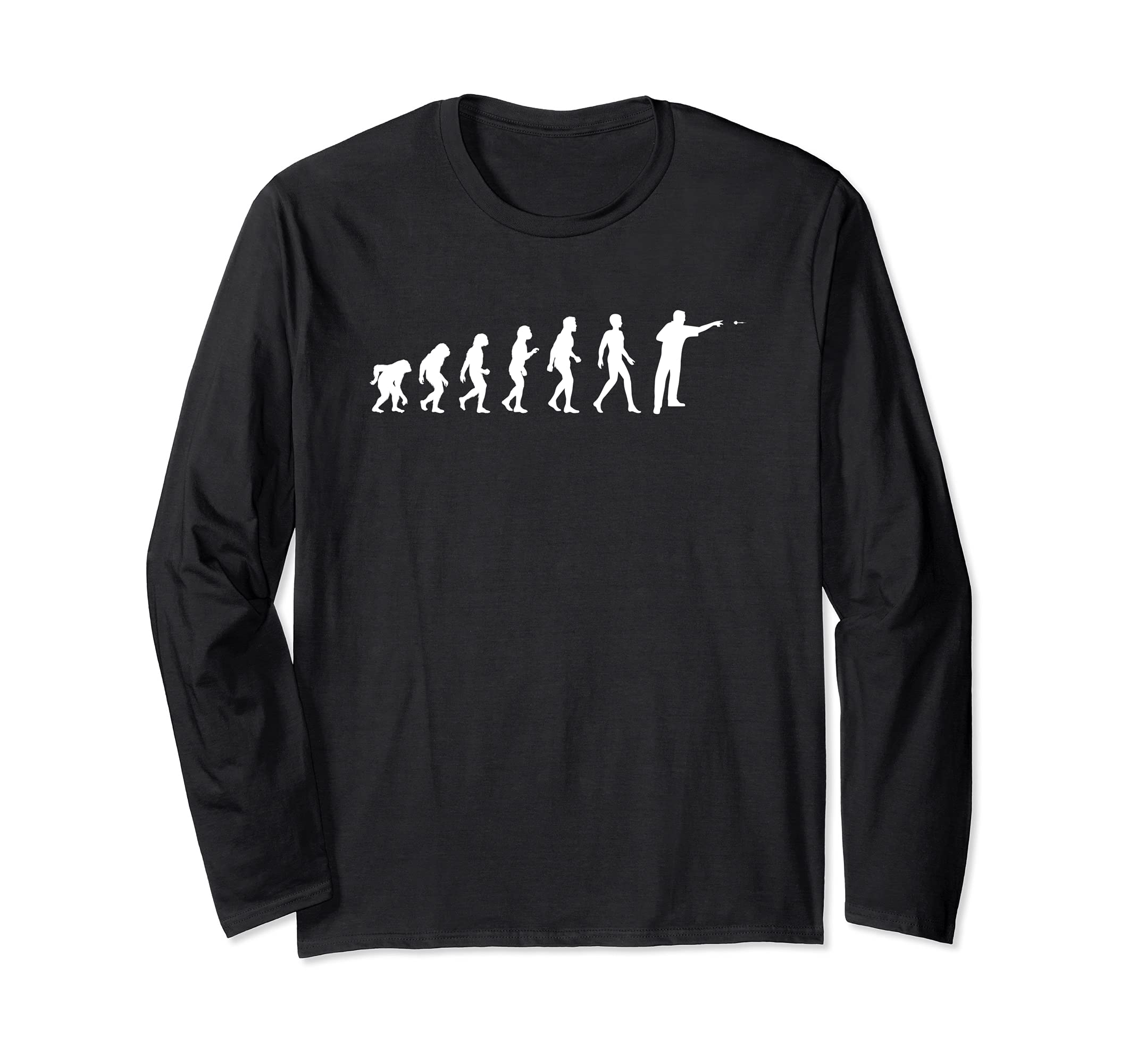 Darts player evolution darts player Long Sleeve T-Shirt