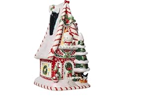 Hello Kitty and Friends Holiday Christmas Candle House, 5.5" L x 5.75" W x 10" H Created by Blue Sky Clayworks
