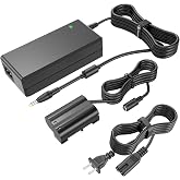 Gonine EN EL15 Dummy Battery for Nikon, EP-5B DC Coupler, EH-5 AC Adapter. | fit for Nikon Z5 Z6 Z7 Z8 Z6 II Z7 II 1V1 D7500 D7200 D7100 D7000 D850 D750 D500 D810a D810 D800e D800 Cameras.