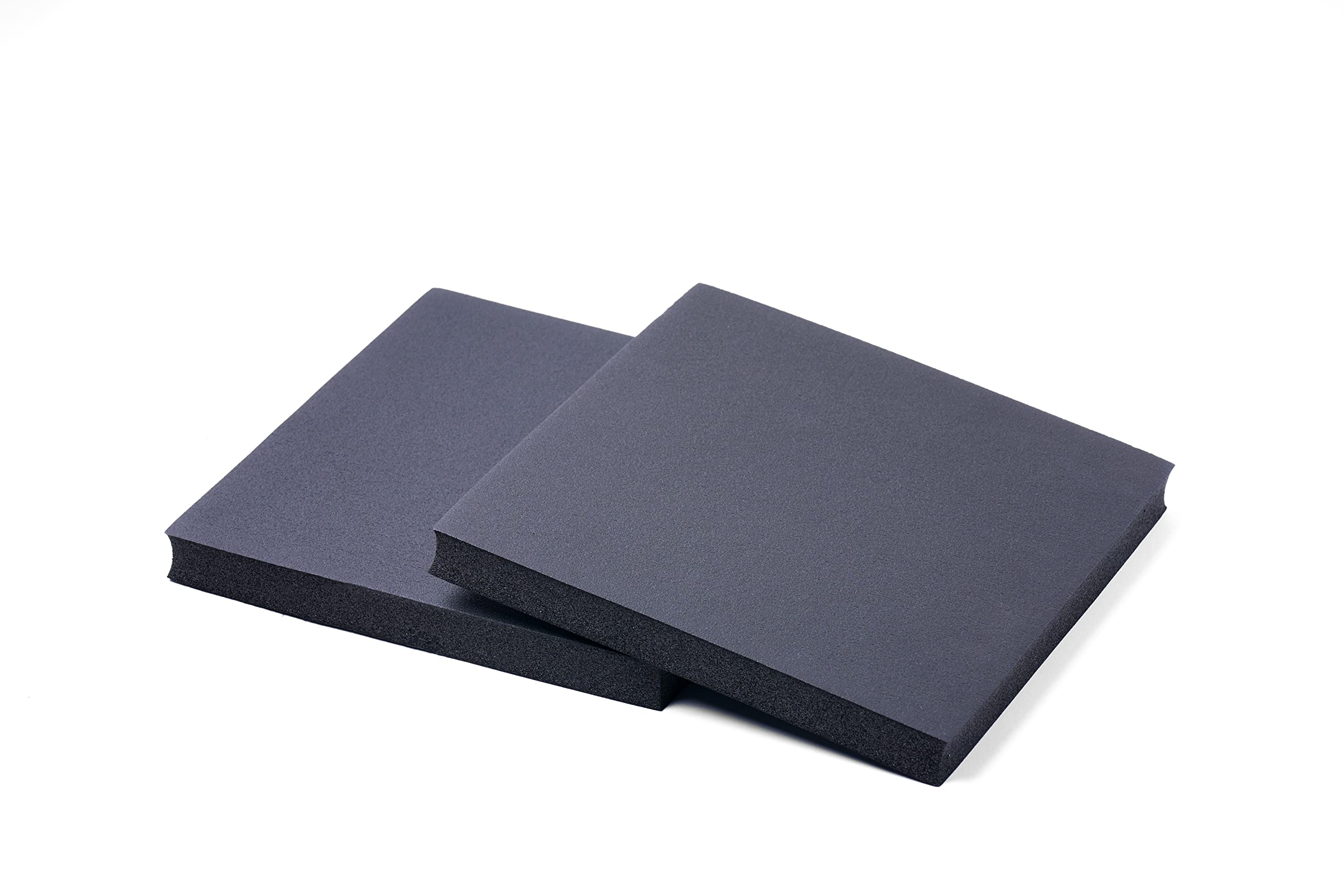 Photo 1 of Foamzz by Big UGGLY High-Density Foam Panels, Closed-Cell Insulation Foam Pads, Black, 12" X 12" X 1" (2 Pack)