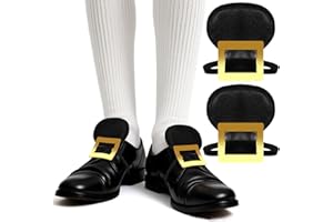 ERIECREST Colonial Pilgrim Shoes Buckle for Women Men: Historical Leprechaun Accessories - for 18th Century, Founding Father Costume