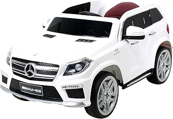 Rc 2x Motoren Kinderauto Elektroauto Mercedes Benz Gl 63 Gl63 Amg 12v Rc Weiss Amazon De Spielzeug