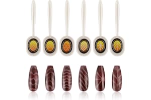 Mwoot 6Pcs Nail Magnet Plate Wand Board, Manicure Magnet Tool, Strong Cat Eyes Magnet Stick For 3D Gel Polish Nail Art Decoration