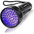 UV Flashlight Black Light , Vansky 51 LED Blacklight Pet Urine Detector for Dog/Cat Urine,Dry Stains,Bed Bug, Matching with P