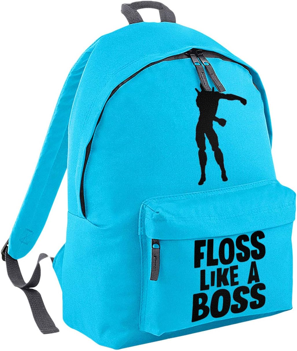 Kids Omega Floss Like A Boss Backpack (One Size, Surf Blue/Graphite)