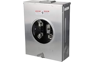 200 Amp 4 Jaw Ringless 1 Pos Meter Socket