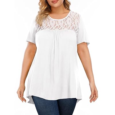 Cute summer plus size tops Clearance
