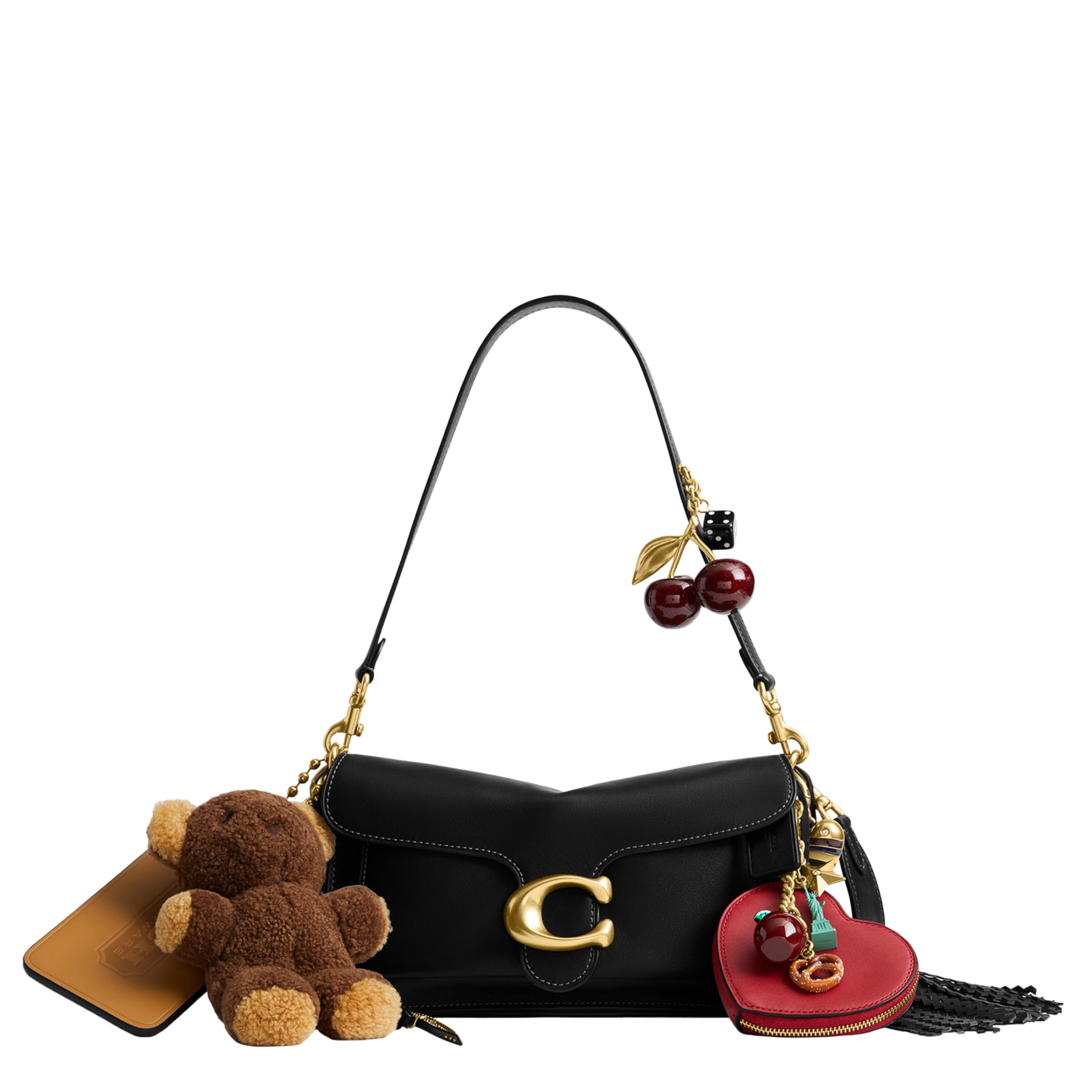 Photo 1 of Tabby Shoulder Bag 26 in Soft Grain Leather with Charms