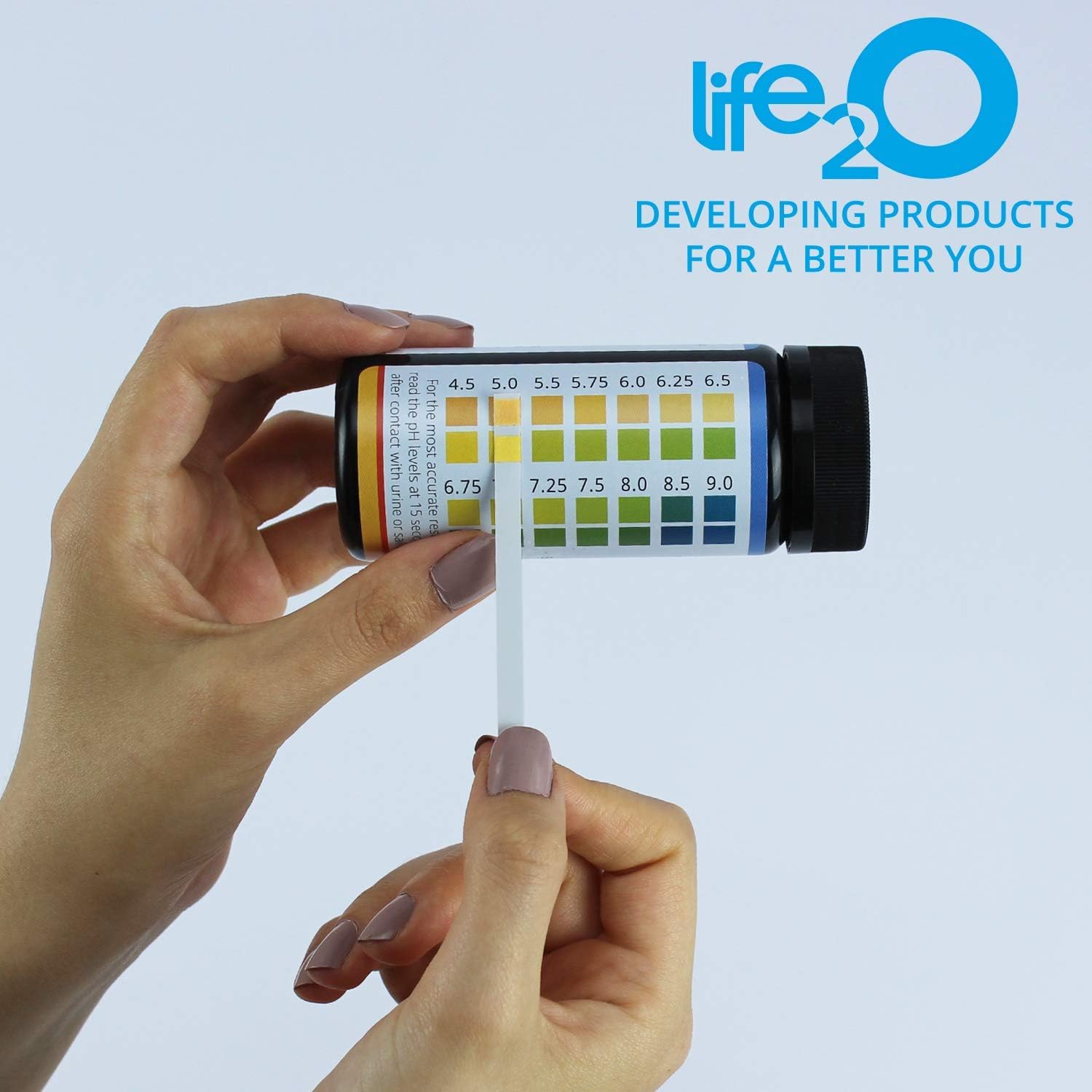 pH Test Strips for Urine & Saliva 100ct Alkalinity & Acidity Testing