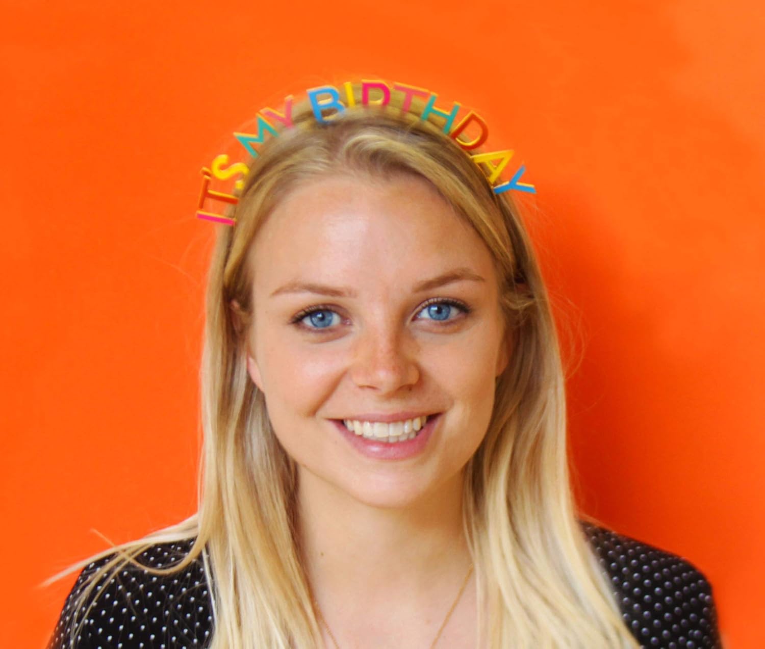 Talking Tables RAIN Rainbow 'It's My Birthday' Alloy Headband, One, Multicolor: Kitchen & Dining