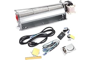 Criditpid GFK4 FK4 GFK4A GFK4B Fireplace Blower Fan Kit for Heatilator NDV4236I, ND4236, GNDC36, ND3933, NDV3933I, Majestic, Temco, Lennox Fireplaces, Replacement GFK4 Heatilator Fireplace Blower Kit