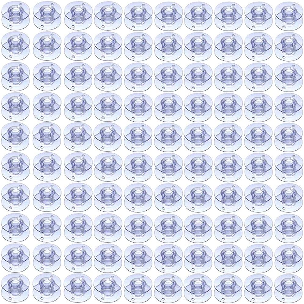 SIXQJZML Style SA156 Sewing Machine Bobbins for Brother - 100 Pack