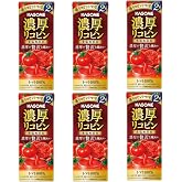 Kagome Tomato Juice Twice The Lycopene 6.7floz(195ml) Pack Of 6 No Sugar No Salt 100% Tomato Juice