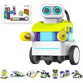 PAI TECHNOLOGY BOTZEES Classic Plus Coding Robots for Kids, Remote Control Robot, 8 in 1 AR STEM Toys for 4+ Years Old Kids (APP Based, iOS, Android and Kindle Fire Compatible)