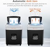 Bonsaii 120-Sheet Auto Feed Micro Cut Shredder C233-B Upgrade 23L 4 Wheels view 4