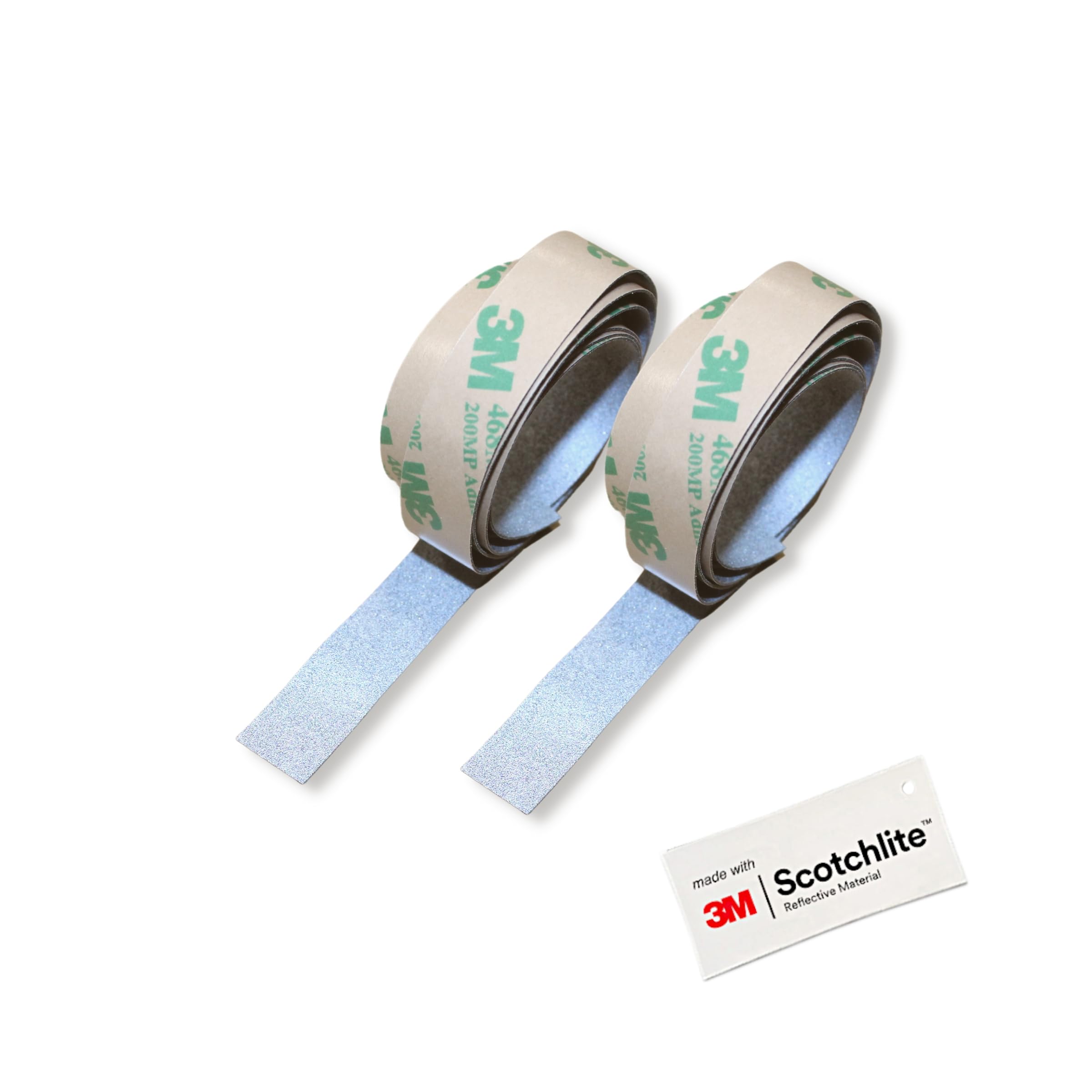 Salzmann Reflective Tape 1m | High Visibility Adhesive Tape | Made with 3M Reflective Material | For Backpacks, Bikes, Helmets