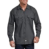 Dickies Mens Flex Relaxed Fit Long Sleeve Work Shirt