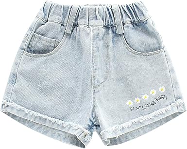 baby girl blue jean shorts