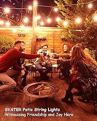 Svater Outdoor String Lights 150 FT, Patio Light