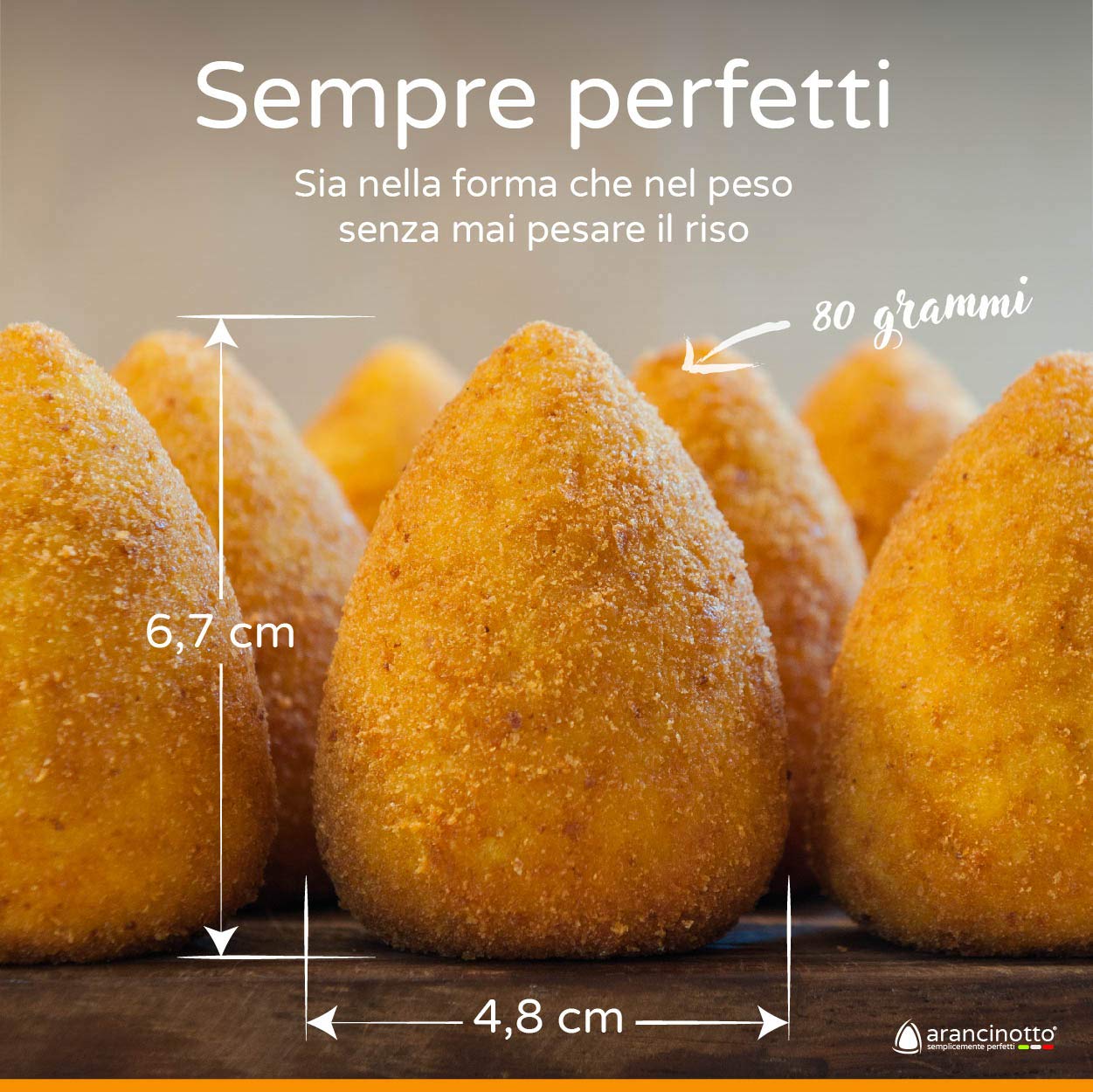 Arancinotto Arancini Maker Original Made in Sicily (Pointed Shape