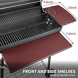 Kendane Barrel Charcoal Grill, Large Charcoal