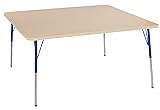 ECR4Kids 60" x 60" Square Activity Table, Standard