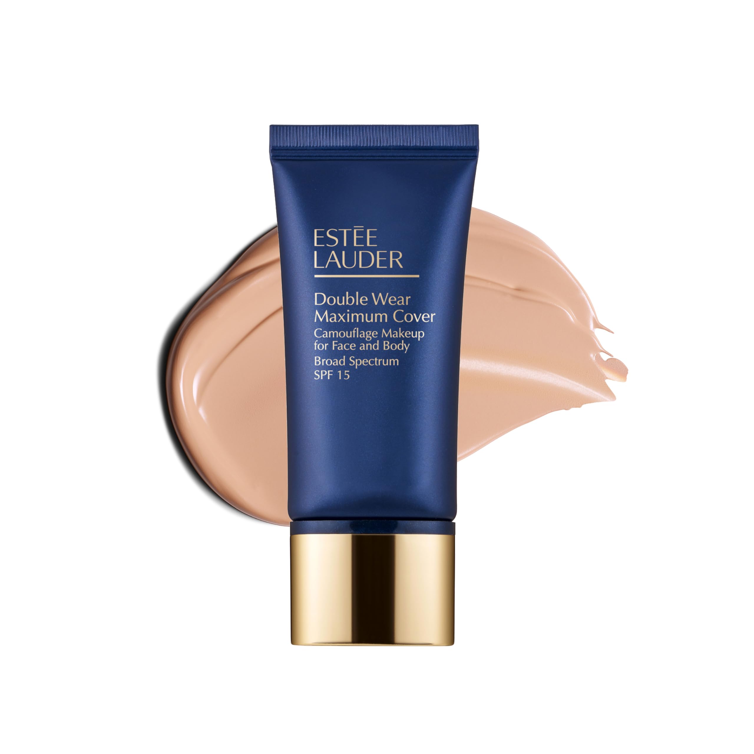 Photo 1 of Estée Lauder Double Wear 24-Hour Maximum Cover Camouflage Foundation for Face and Body SPF 15 | Full Coverage | Covers Scars & Tattoos, 1.0 Fl Oz, 1C1 Cool Bone