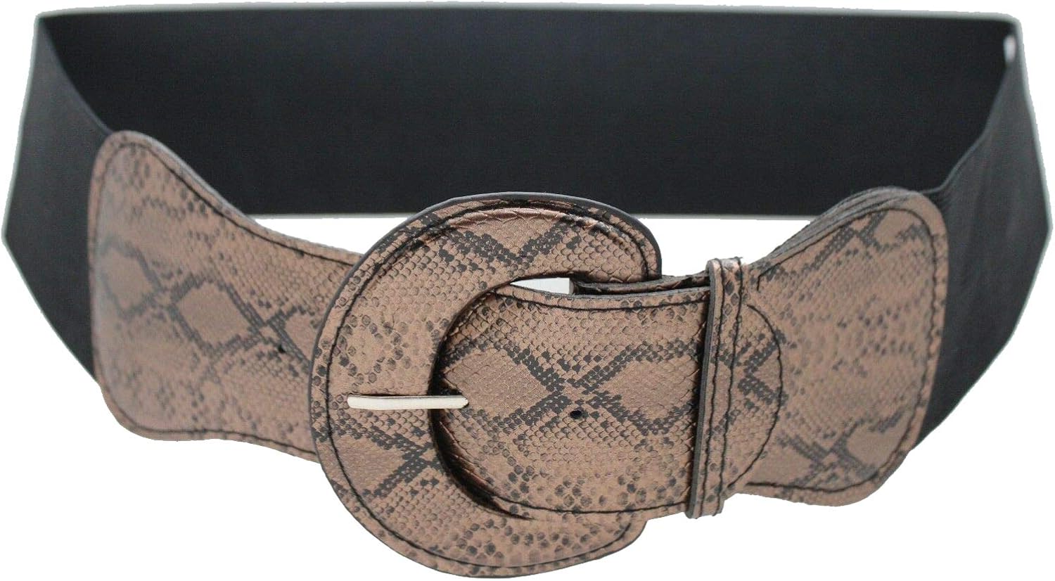 snake print waist belt