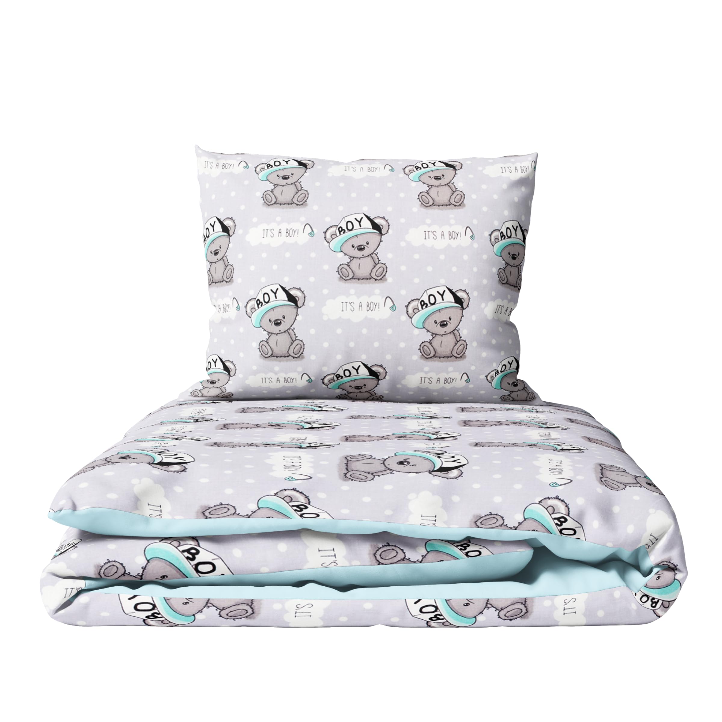 Baby Comfort 2 Piece Children Quilt Duvet & Pillow Set 80x70 cm 12M+ (It's a Boy) — image 1
